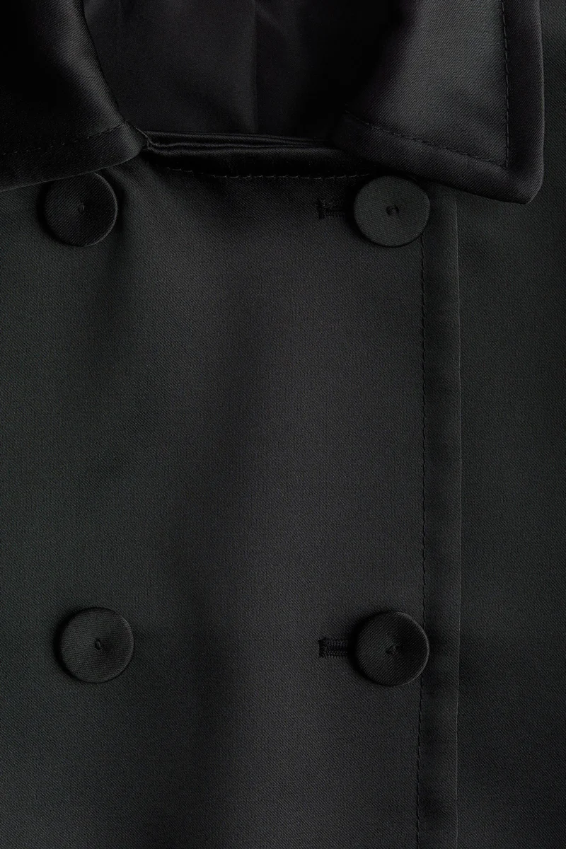 اتش اند ام جاكيت مزدوج الصدر