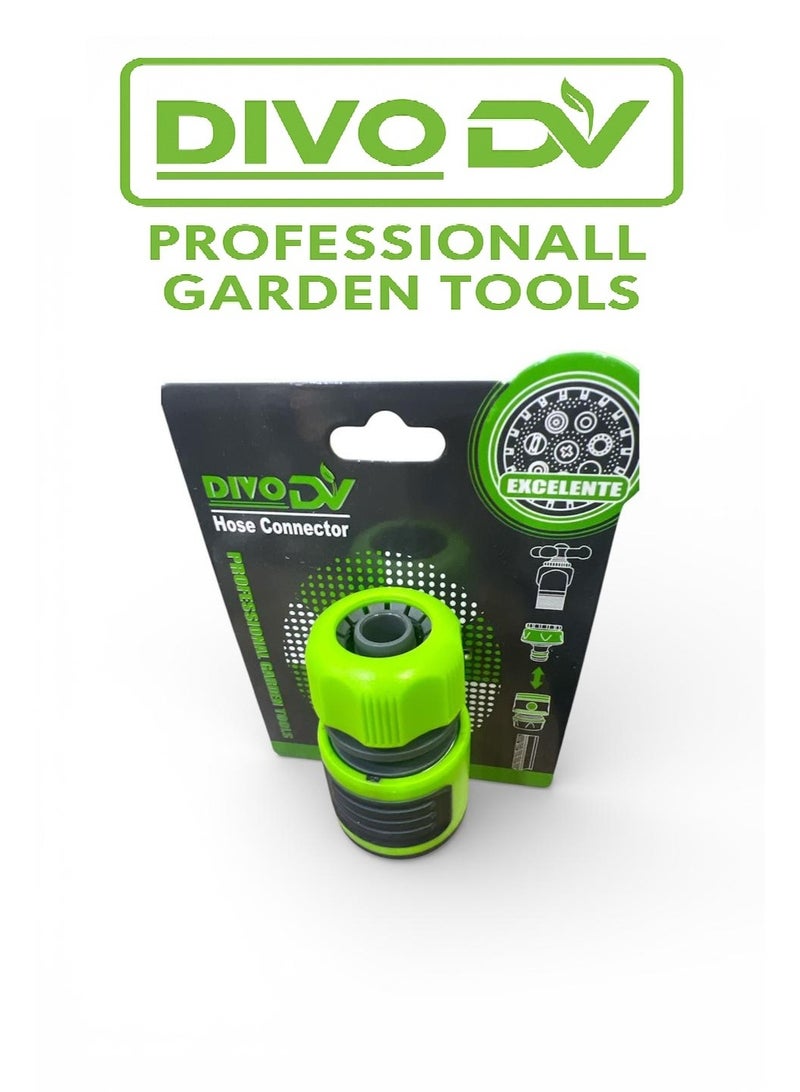 DIVO Quick Connect Garden Hose Connector – Leak-Proof Heavy-Duty Fitting for Home & Garden Use – Model DVO714-35 - Image 2