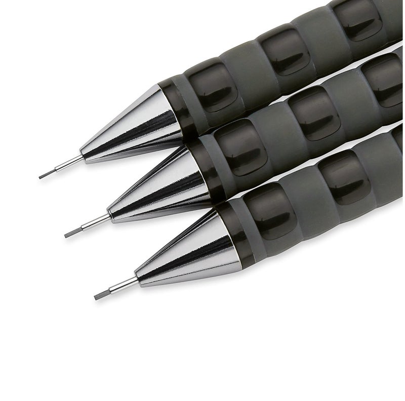 rOtring S0801310 Tikky Mechanical Pencil, Black Barrel, 3-Piece Set - Image 4