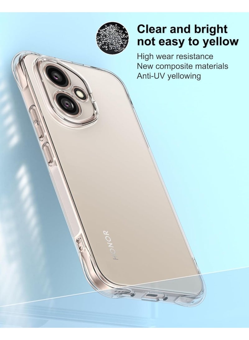 بورتوني جراب Honor 400 شفاف رفيع ممتص للصدمات من مادة TPU ومضاد للصدمات لهاتف Huawei Honor 400 5G - Image 4