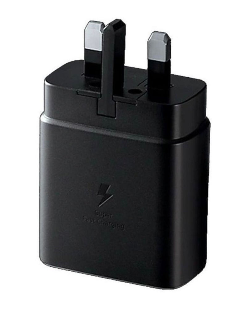 محول السفر فائق السرعة مع كابل USB من النوع C إلى USB من النوع C بقدرة 45 وات أسود - Image 4