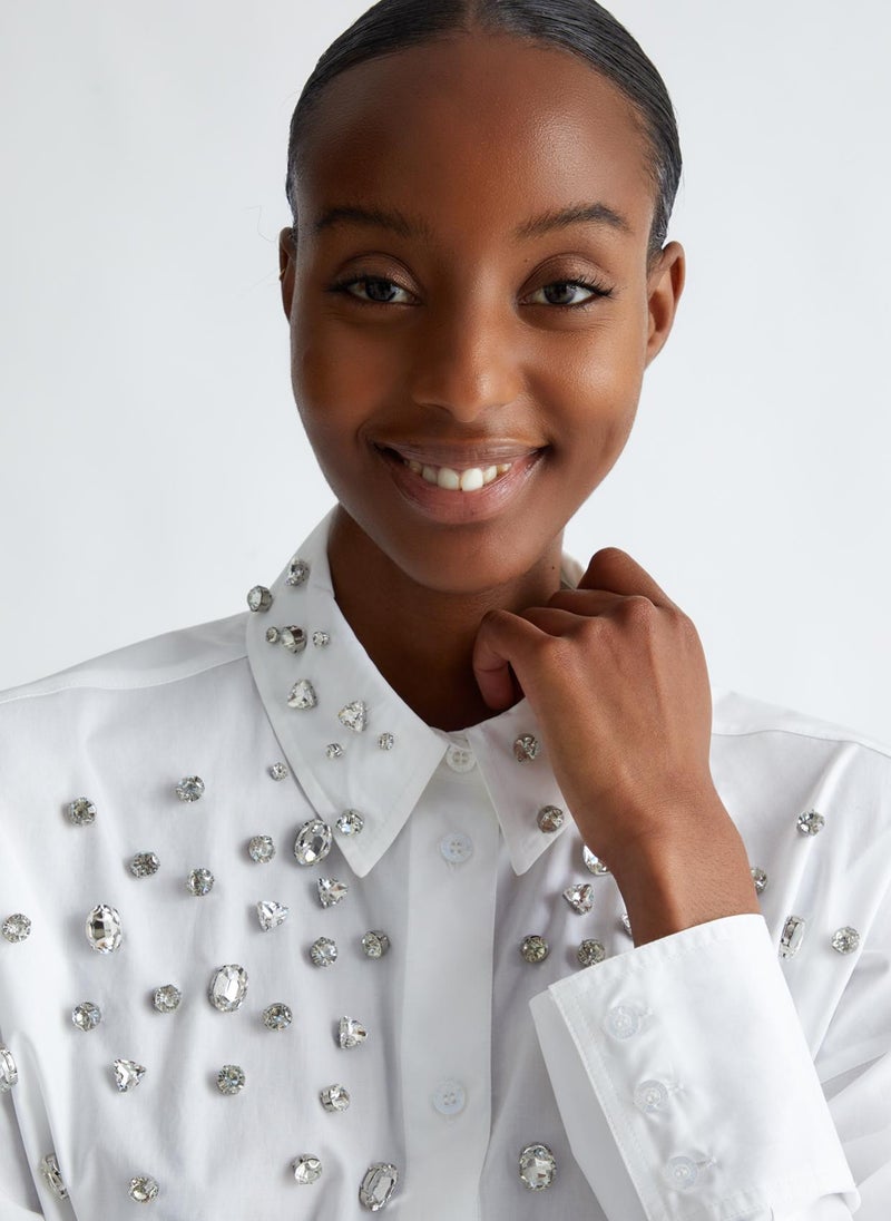 Liu Jo Rhinestone Shirt - Image 3