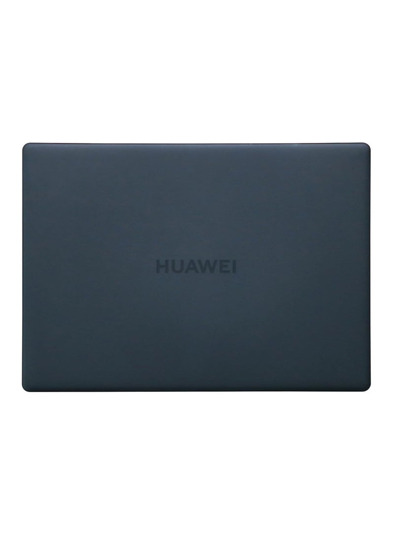 Generic - Hard Case for Huawei MateBook D14 2023/2024  14-Inch , Shockproof, Scratch-Resistant, Anti-Slip Hard Shell, 360° Protective Notebook Sleeve,Black - Image 1