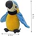 GREUS 9 Cute Talking Parrot Repeats What You Say Electronic Interactive Plush Toy Stuffed Animal Record Parrot Waving Wings Funny Bird Toys for Children Girls Boys Best Xmas Gift Blue Parrot - Image 4