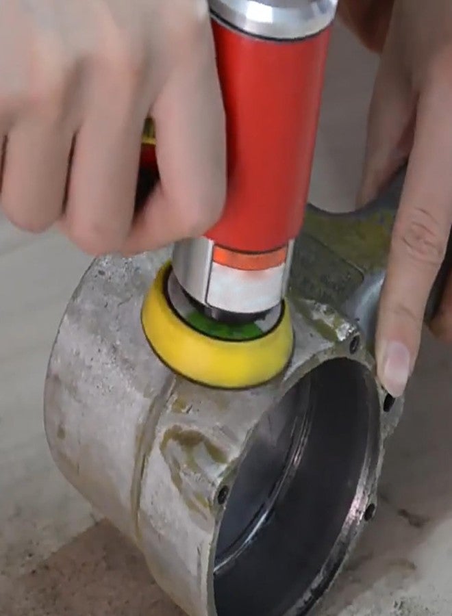 أقراص صنفرة LEONTOOL مقاس 2 بوصة من شبكة كاشطة، ورق صنفرة بخطاف وحلقة، حبيبات 80، عبوة من 35 قطعة من ورق الصنفرة الخالي من الغبار، وسادات كاشطة، صنفرة الحوائط الجافة، ورق صنفرة للمعادن والخشب والمركبات - Image 2