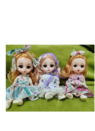 3 PCS Children's Toy Doll