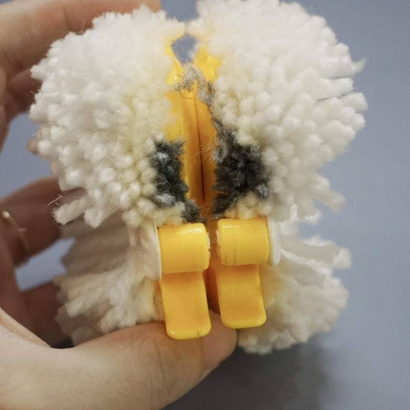 Wool Queen Hand U Journey Pom-Pom Maker 6 Sizes Pompom Maker Tool Set for Fluff Ball Weave DIY Wool Yarn Knitting Craft Project for - Image 4