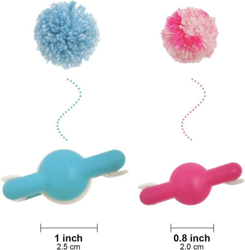 Wool Queen Hand U Journey Pom-Pom Maker 6 Sizes Pompom Maker Tool Set for Fluff Ball Weave DIY Wool Yarn Knitting Craft Project for - Image 3