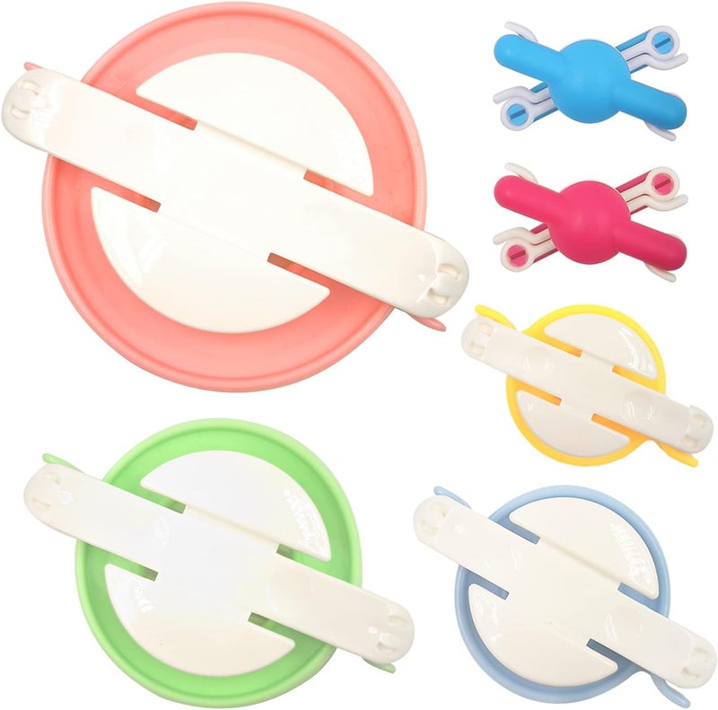 Wool Queen Hand U Journey Pom-Pom Maker 6 Sizes Pompom Maker Tool Set for Fluff Ball Weave DIY Wool Yarn Knitting Craft Project for - Image 1