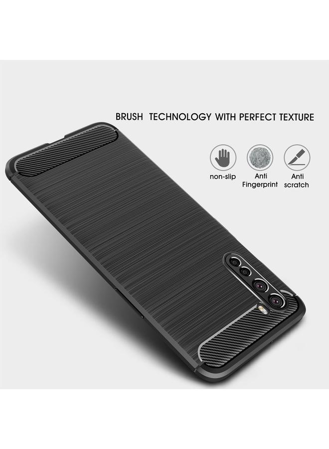 اس-توب جراب لهاتف OnePlus Nord مصنوع من ألياف الكربون TPU بملمس ناعم - Image 3