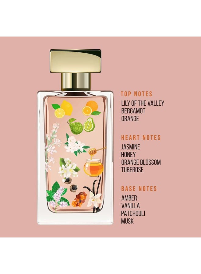 HVNLY Grace EDP | Perfume For Women | An Ideal Gift | Long Lasting Premium Gourmand Floral Fragrance | Vanilla, Orange, Lily Of The Valley | Best For Office Wear, Casual Wear | 30 ml - Image 2