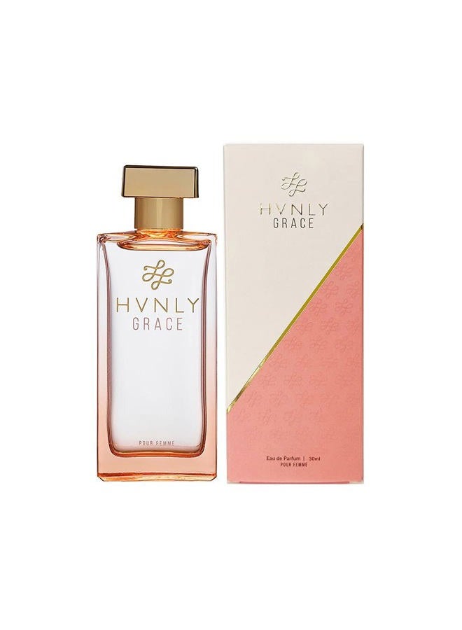HVNLY Grace EDP | Perfume For Women | An Ideal Gift | Long Lasting Premium Gourmand Floral Fragrance | Vanilla, Orange, Lily Of The Valley | Best For Office Wear, Casual Wear | 30 ml - Image 1