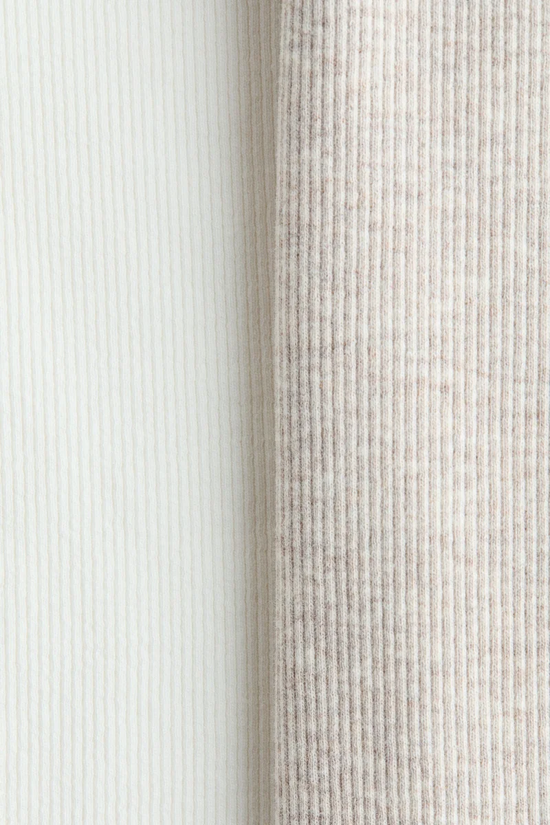 H&M 2-pack cotton Henley tops