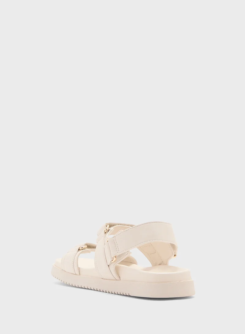 STEVE MADDEN Multi Strap Flat Sandals