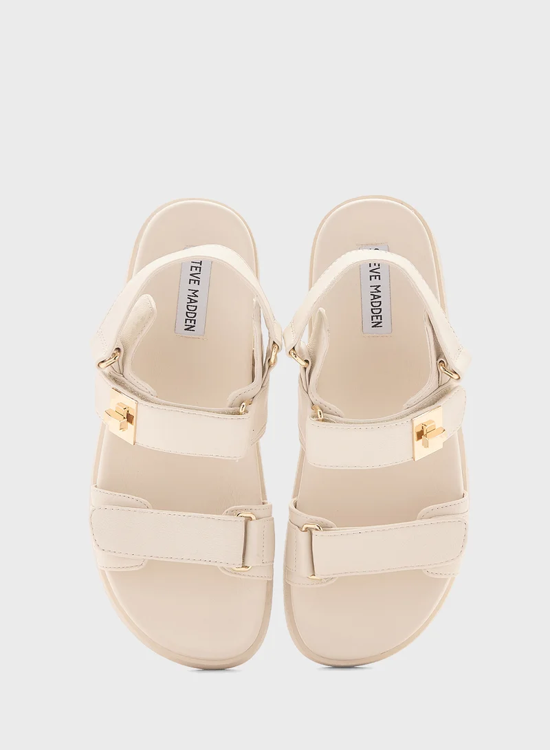 STEVE MADDEN Multi Strap Flat Sandals