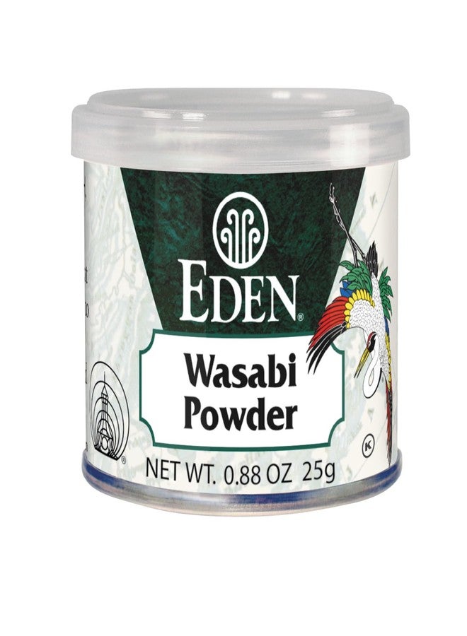 Eden Wasabi Powder, w/ Real Japanese Horseradish, Fiery, Traditionally Made in Japan, 0.88 oz - Image 1
