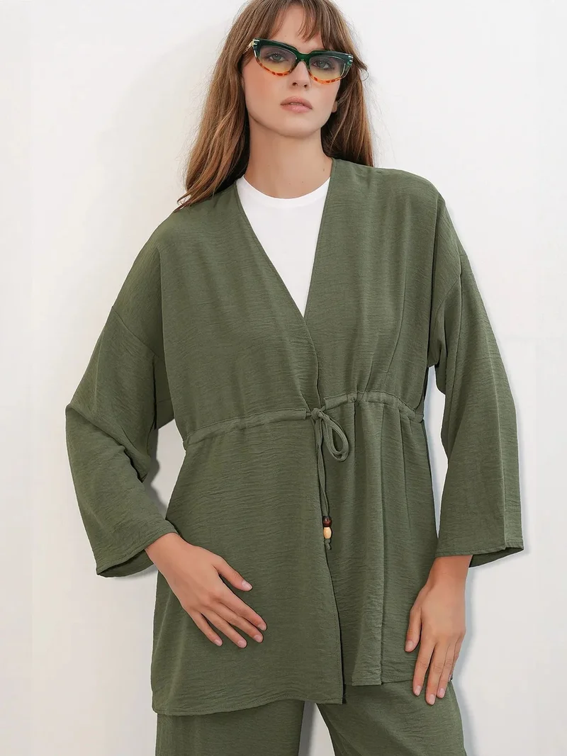 Big Dart  BDART Two-Piece Wide-Leg Kimono Set for Women | Best Price UAE