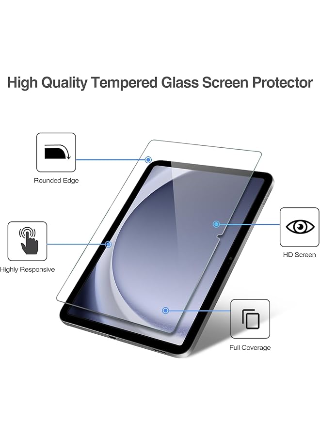 Procases 1+3 Pack Tempered Screen Protector For Galaxy Tab A9 Plus 11 Inch 2023 With Camera Lens Protector Protective Glass Film Guard For 11 Inch Tab A9+ 5G Sm X210 X216 X218 - Image 4