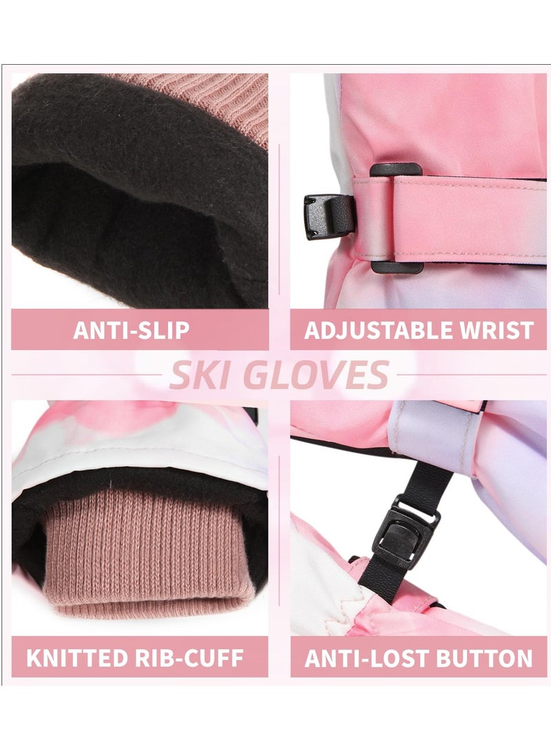 KASTWAVE Winter Gloves for Men Women - Wool Fleece Liner Touchscreen Gloves, Thermal Warm Winter Gloves for Cold Weather - Image 4