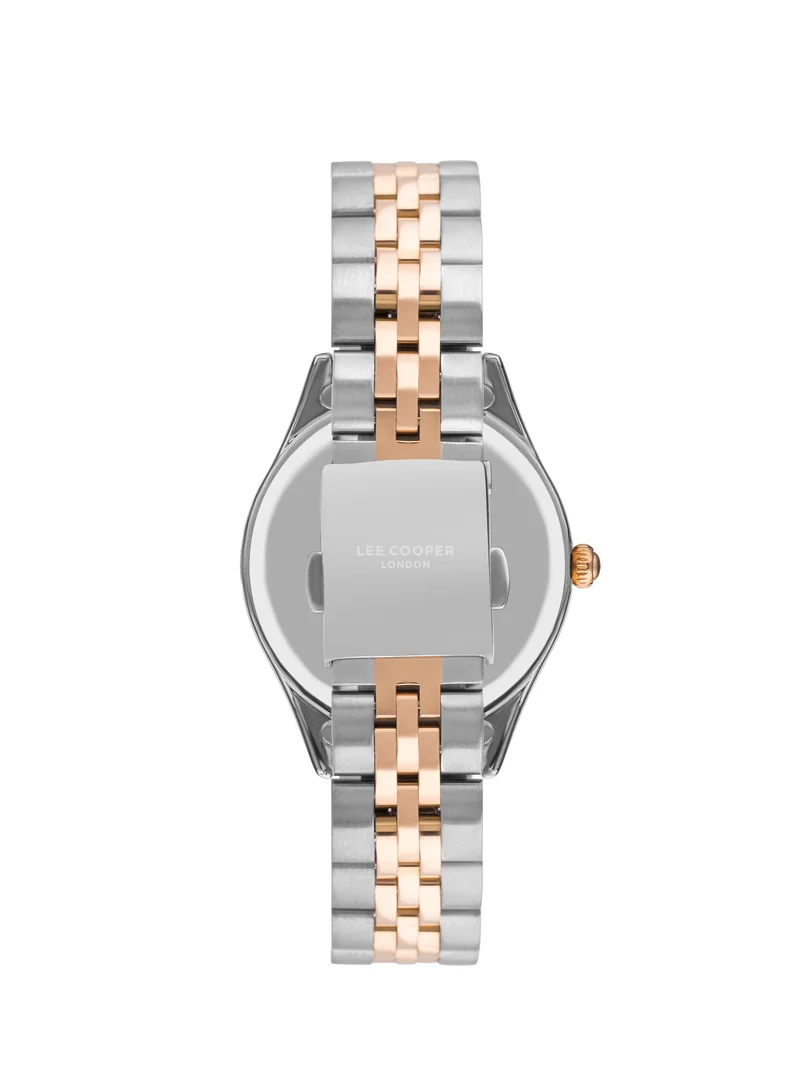 Lee Cooper LEE COOPER Women's Multi Function Silver/Rose Gold Dial Watch - LC07333.530