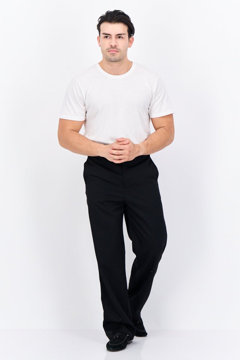 GANT Men Regular Fit Solid Straight Leg Pant, Black - Image 4