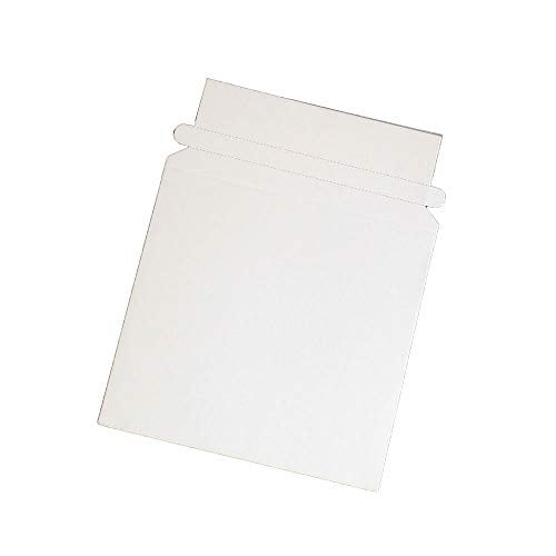 Maxtek CD/DVD Disc White Cardboard Mailers, 6 x 6 3/8 Inches, Self Seal Adhesive Flap, 100 pack. - Image 2