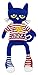 MerryMakers Pete The Cat Pizza Party Soft Plush Blue Cat Stuffed Animal Toy 145Inch from James Deans Pete The Cat Book Series Multi 1868 - Image 3