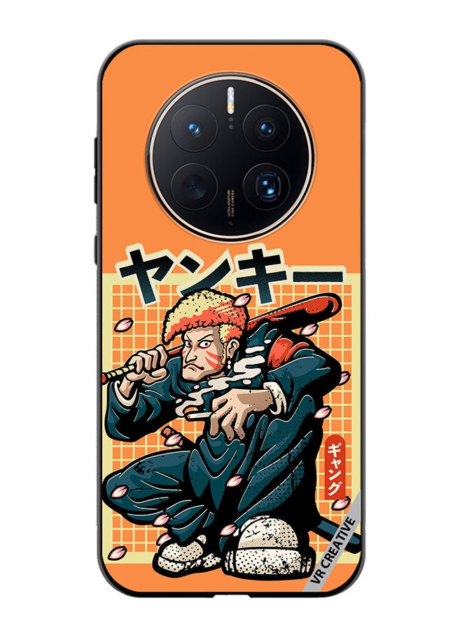 VR CREATIVE Protective Case Cover For Huawei Mate 50 Pro Japanese Yankee Design Multicolour - Image 1