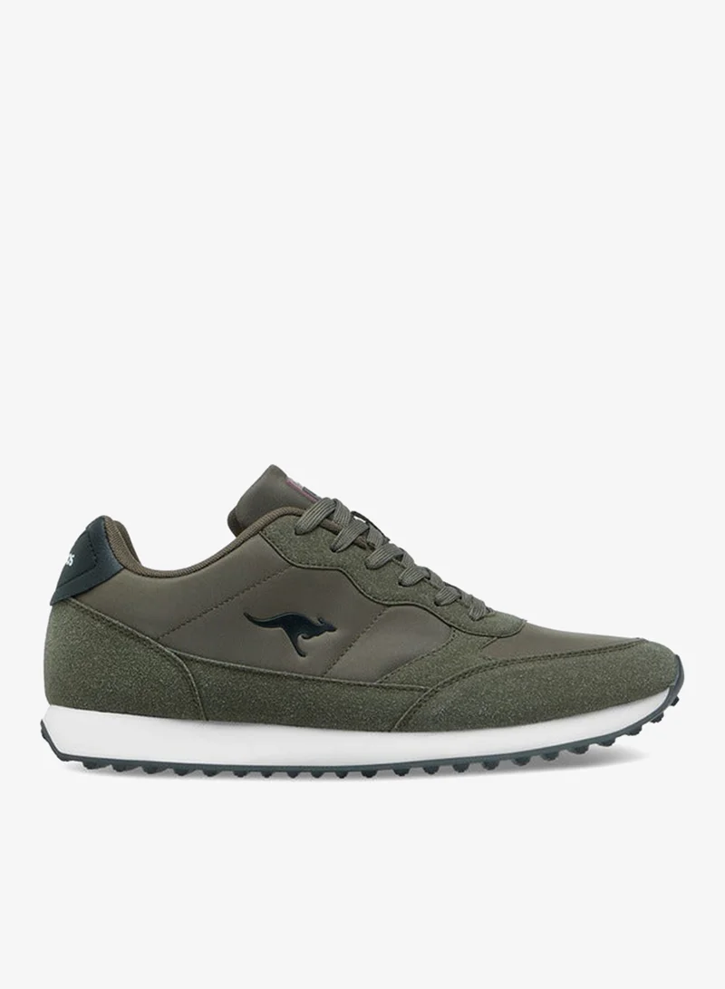 Men's Panelled Lace-Up Sneakers