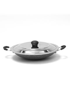 BLACKSTONE Appachatti Non Stick Appam pan Stainless Steel Lid and Cool Touch Handle 23CM  - Image 4