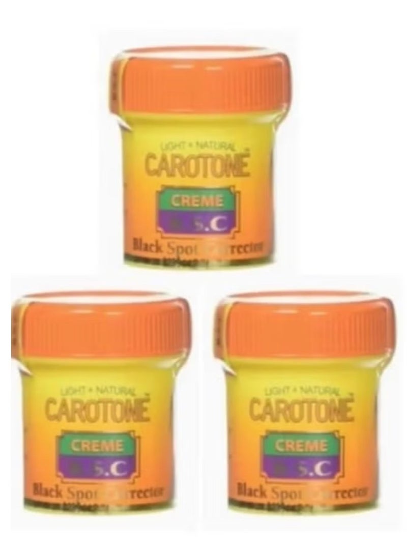 3 Pieces Black Spot Corrector Creme 3 X 30 ml