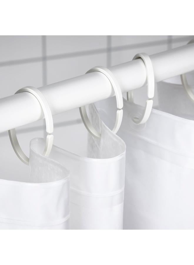 erorex Shower curtain ring, white - Image 2