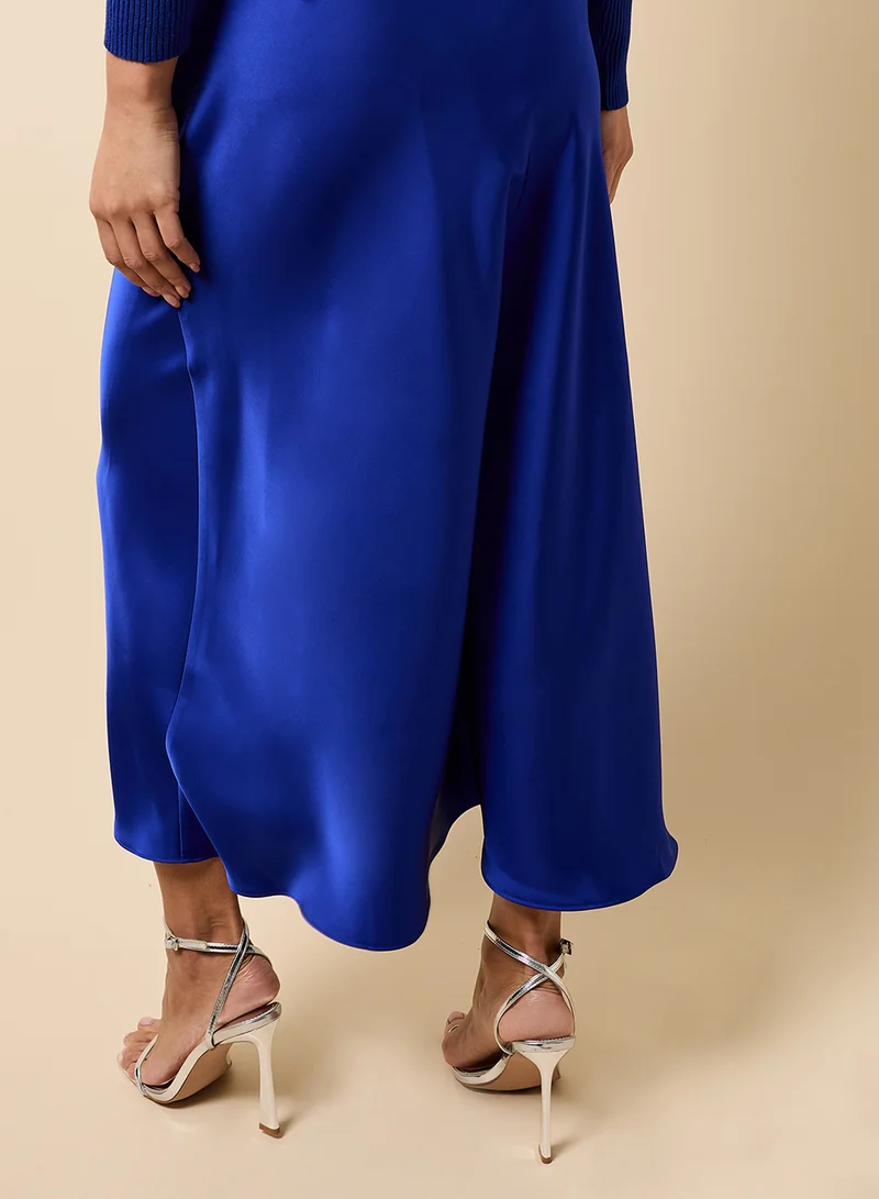 Little Mistress Flared Maxi Skirt
