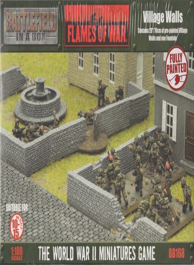 فلايمز أوف وور لعبة Flames of War Battlefield in a Box: Village Walls - Image 1