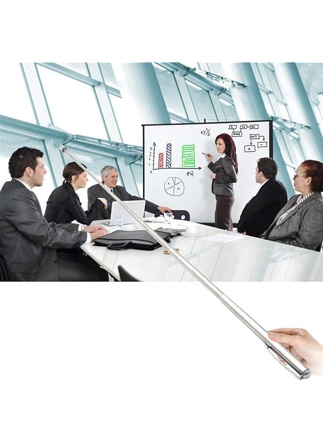erorex - Extendable Telescopic Teachers Pointer Teaching Pointer Hand Pointer Extendable Telescopic Retractable Pointer Handheld Presenter Classroom Whiteboard Pointer For Guides And Teachers - Image 1