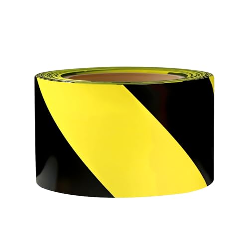 TopSoon Caution Tape Yellow and Black Striped 2.8-Inch by 660-Feet, Do Not Enter Barricade Tape, Premium Construction Zone Tape, Weatherproof Safety Barrier Tape - Image 1