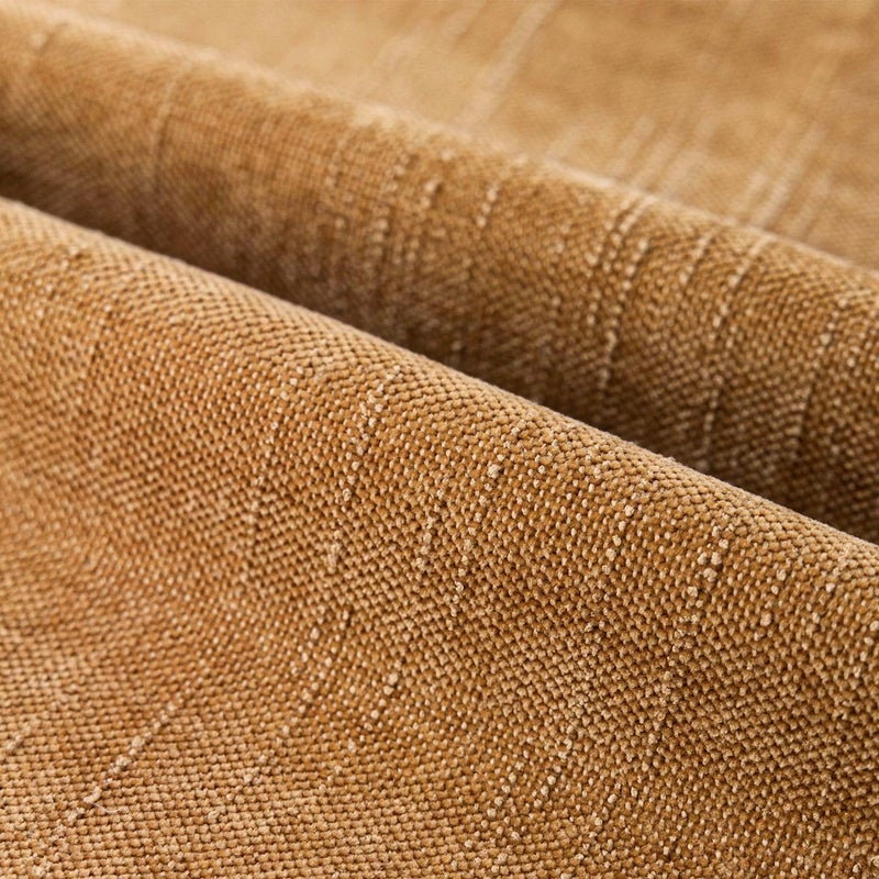 Foindtower Set of 2 Soft Textured Chenille Throw Decorative Pillow Covers Square Accent Solid Cushion Cover Neutral Farmhouse Pillow Case for Couch Sofa Bedroom Living Room 26x26 Inch,Golden Brown - Image 3