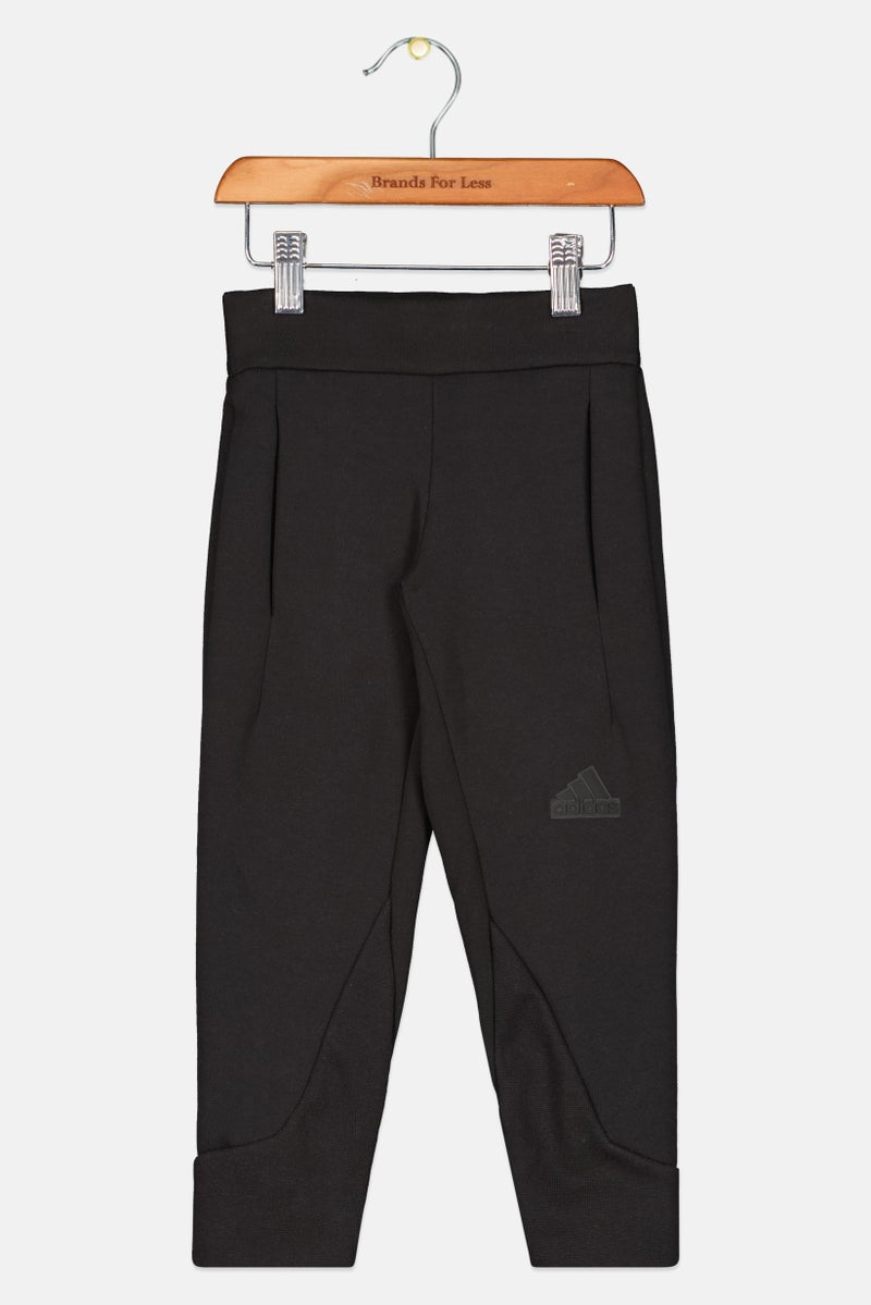 Adidas Toddlers Boy Brand Logo Track Pants, Black - Image 3