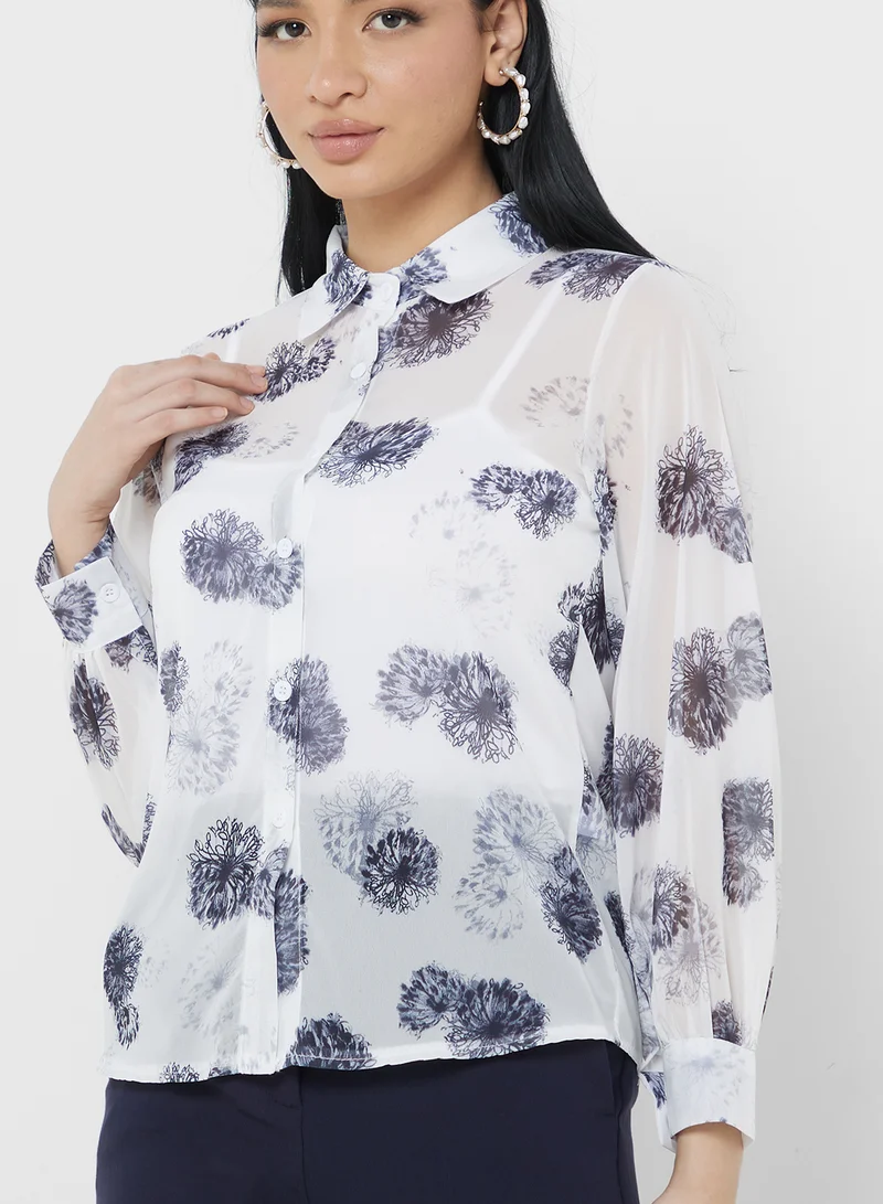 ايلا Floral Print Shirt
