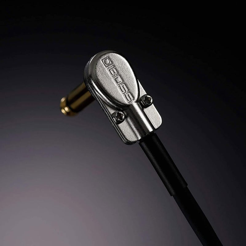BOSS BPC-8 â€“ 8in/20cm Length â€“ Space-Saving Pedal Patch Cable with Slimline Pancake Plugs for pedalboards - Image 3