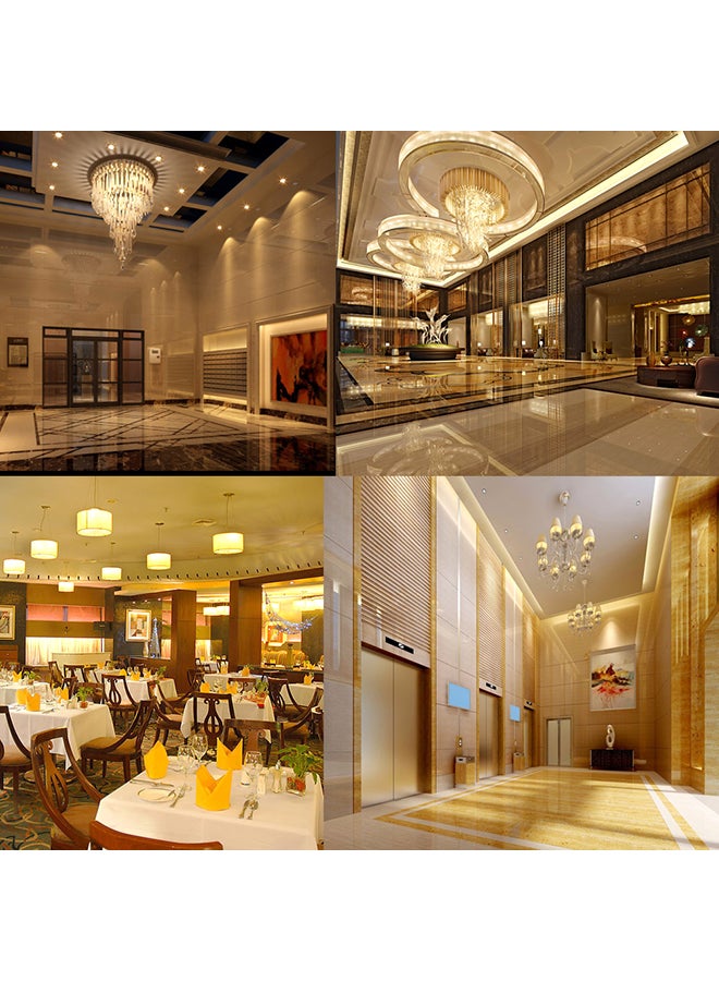 5-Piece AC 220-240V 5W LED 45W Halogen Bulb Set Multicolour 0.079kg - Image 4