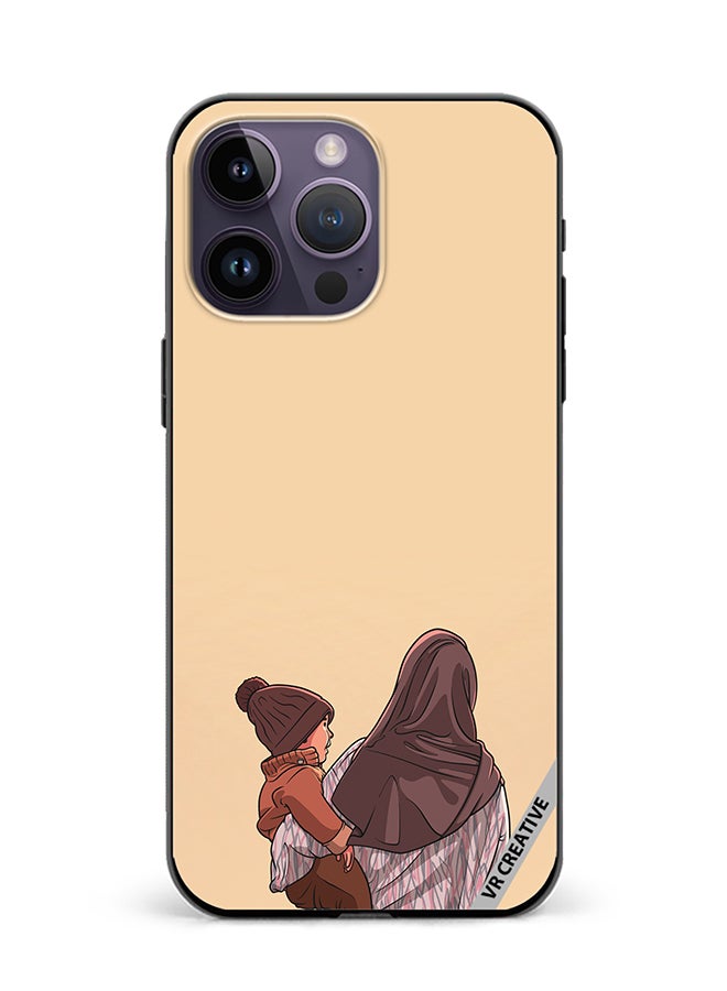 VR CREATIVE Protective Case Cover For Apple iPhone 15 Pro Me And Mom Design Multicolour - Image 1