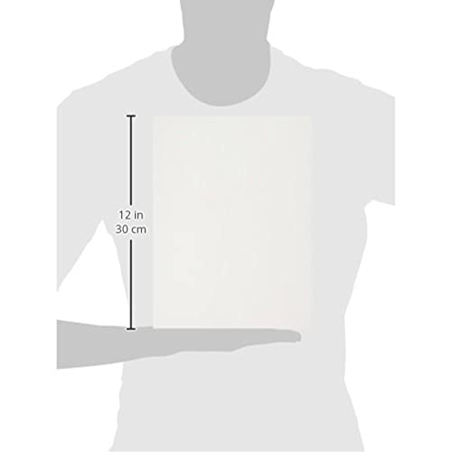 School Smart ورق رسم ذو قيمة - 85604، 50 رطل، 9 × 12 بوصة، أبيض ناعم، عبوة من 500 - Image 3
