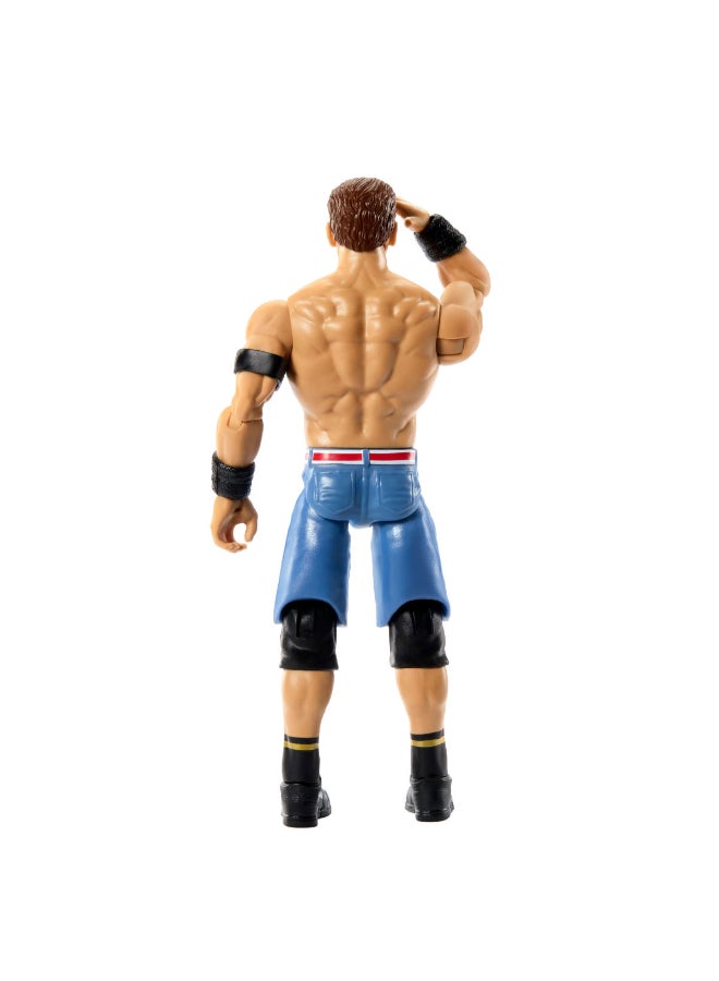 WWE Mattel WWE John Cena Action Figure, Main Event Series #165, 6-inch Collectible Superstar with 14 Articulation Points & Life-Like Look ​ - Image 5