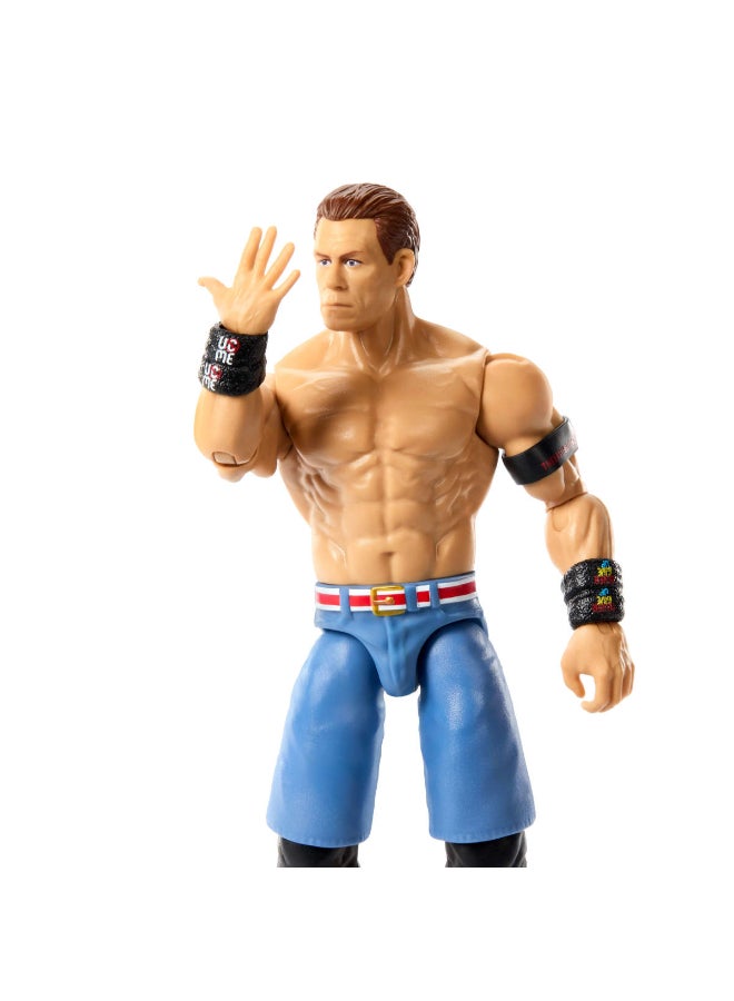 WWE Mattel WWE John Cena Action Figure, Main Event Series #165, 6-inch Collectible Superstar with 14 Articulation Points & Life-Like Look ​ - Image 3