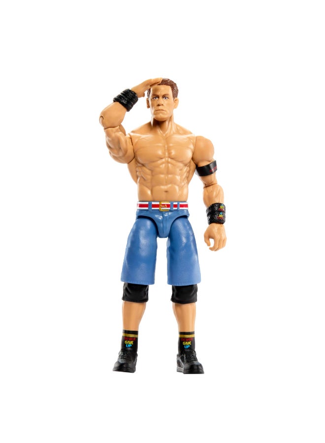 WWE Mattel WWE John Cena Action Figure, Main Event Series #165, 6-inch Collectible Superstar with 14 Articulation Points & Life-Like Look ​ - Image 4