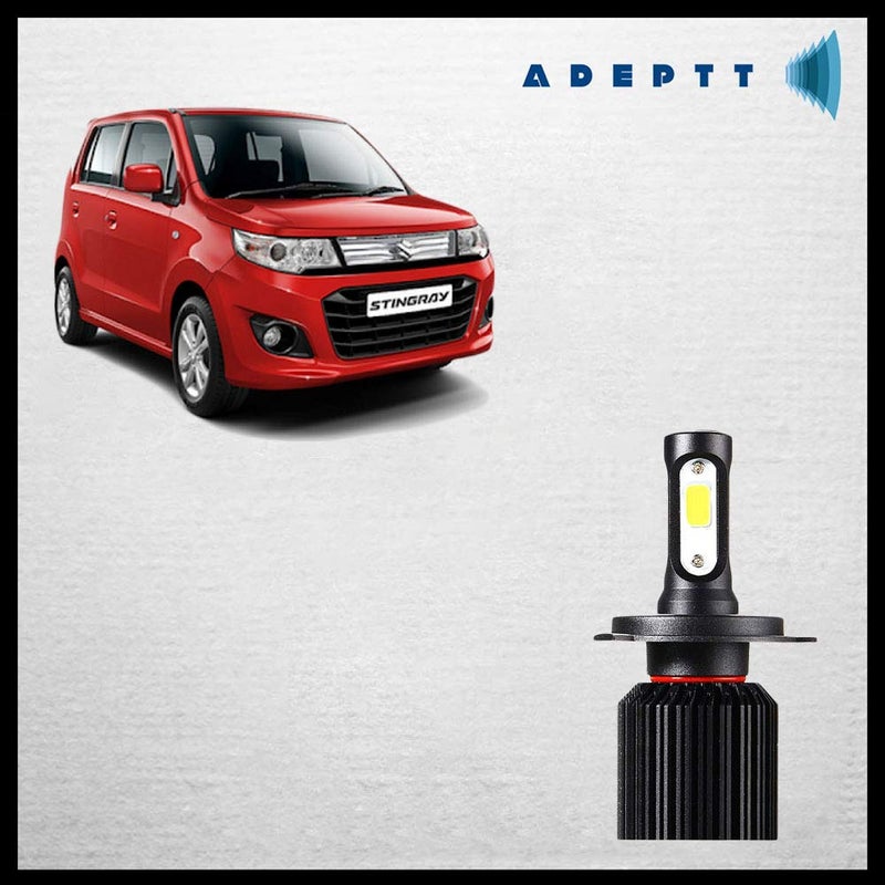 Adeptt H7 Super Bright Ultrawhite LED 6500K Headlight Bulbs H7 (White) for Maruti Wagon R (Stingray) - Image 2