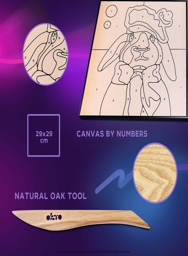 OKTO Clay by Numbers Kit, Bunny - Image 3