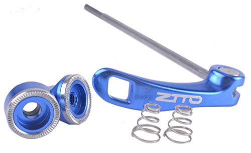 Zsling 1 Pair Bicycle Skewers Ultralight Quick Release Skewers Front Rear Set 110/135 Mm For Mtb Road Bike Blue - Image 2