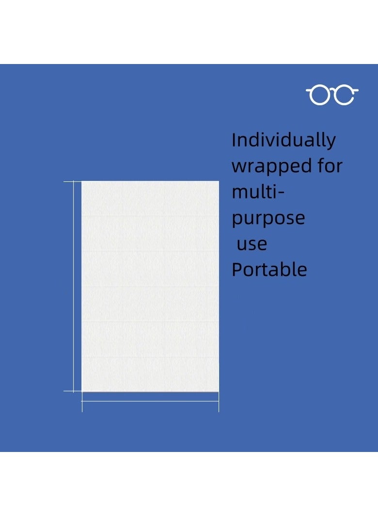 مناديل تنظيف النظارات متعددة الأغراض، مناديل تنظيف النظارات متعددة الأغراض، مناديل تنظيف النظارات 100، سميكة للغاية، مبللة مسبقًا وسريعة الجفاف، مغلفة بشكل فردي، لجميع أنواع النظارات والشاشات الإلكت - Image 3